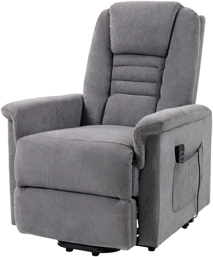 Duo Collection Relaxfauteuil Granada met elektrische opstahulp Relaxfunctie en pocketveren binnenvering met stalen nosagvering - Foto 10