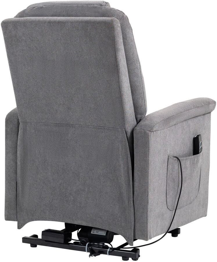 Duo Collection Relaxfauteuil Granada met elektrische opstahulp Relaxfunctie en pocketveren binnenvering met stalen nosagvering - Foto 8