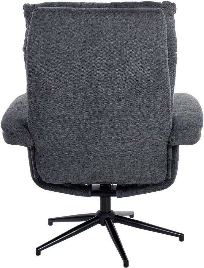 Duo Collection Relaxfauteuil Olvera met voetenbank en relaxfunctie 360 graden draaibaar - Foto 5