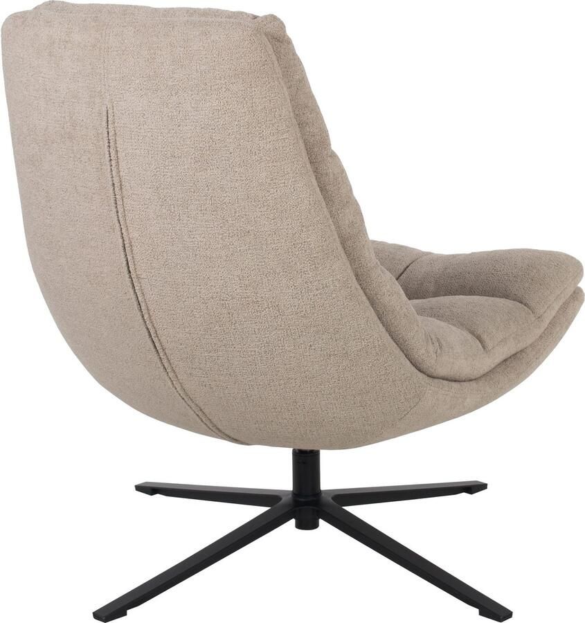 Duo Collection Relaxfauteuil PORTO 360° draaibaar dubbele bekleding met poef tot 115 kg belastbaar