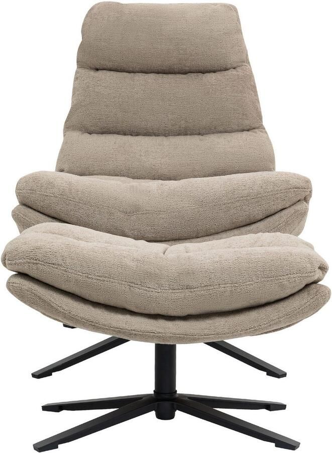 Duo Collection Relaxfauteuil PORTO 360° draaibaar dubbele bekleding met poef tot 115 kg belastbaar - Foto 8