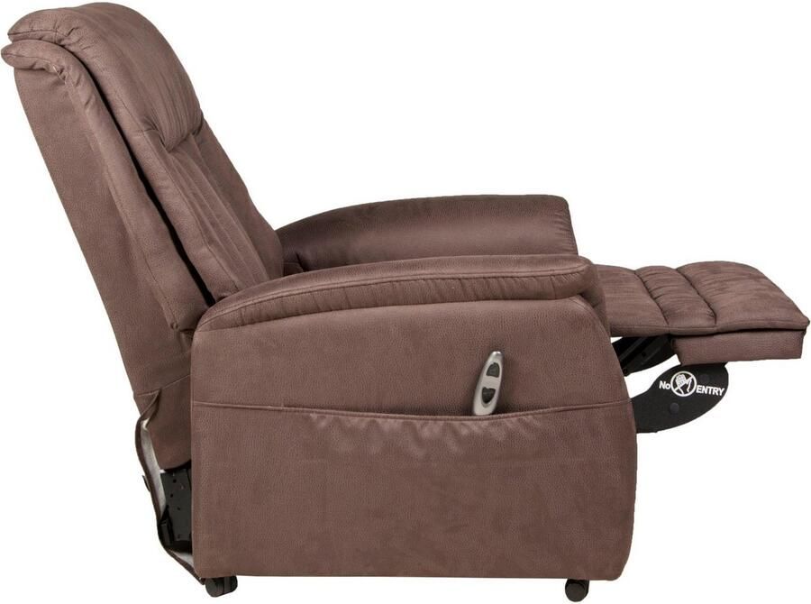 Duo Collection Relaxfauteuil Siena met elektrische opsta-hulp Relaxfunctie en pocketveren binnenvering met stalen nosagvering (set) - Foto 8