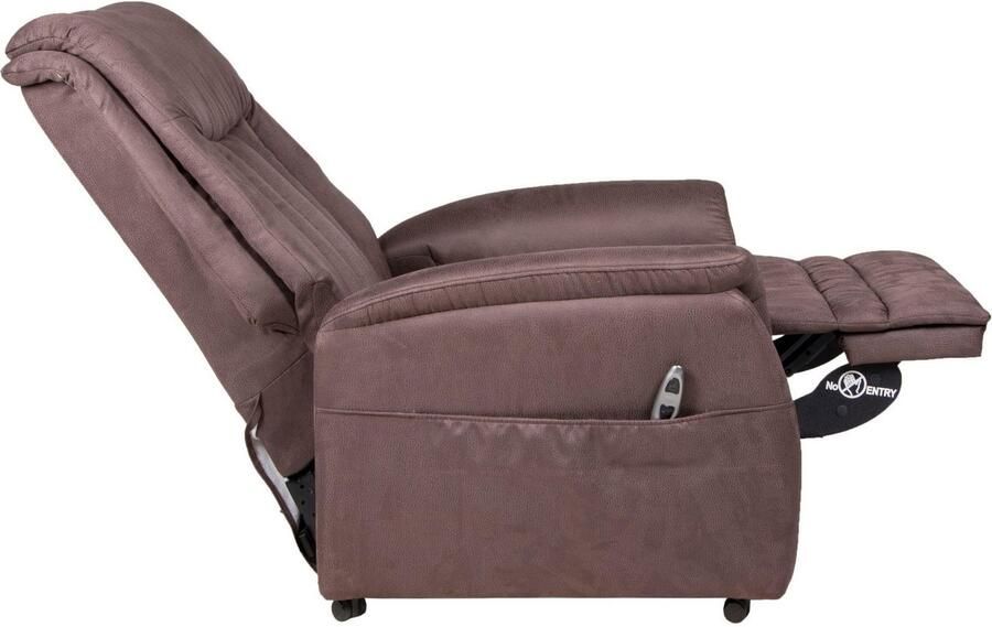 Duo Collection Relaxfauteuil Siena met elektrische opsta-hulp Relaxfunctie en pocketveren binnenvering met stalen nosagvering (set) - Foto 11