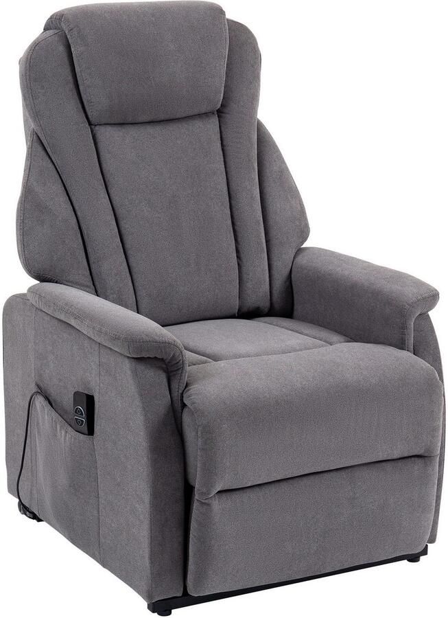 Duo Collection Relaxfauteuil Toronto XXL met elektrische opsteun en relaxfunctie tot 150 kg belastbaar pocketvering staalgolfondersteuning (set) - Foto 12