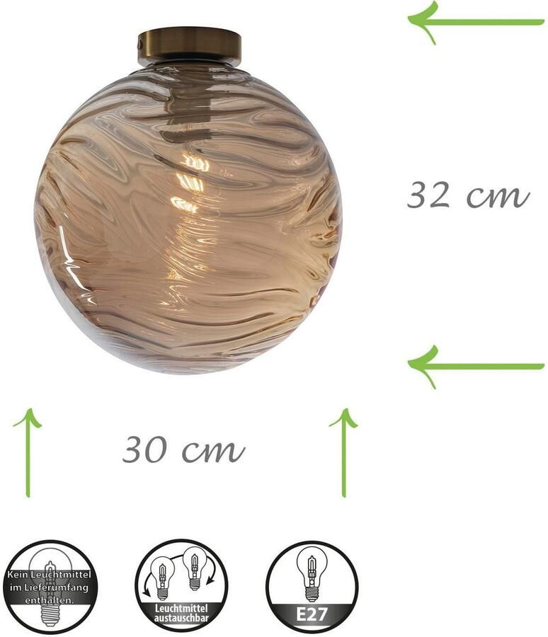 ECO-LIGHT Hanglamp Nereide hoogwaardig glas (1 stuk) - Foto 2