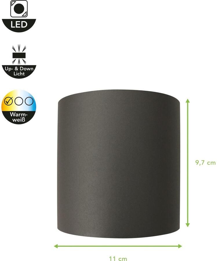 ECO-LIGHT Wandlamp voor buiten DODD (1 stuk) - Foto 2