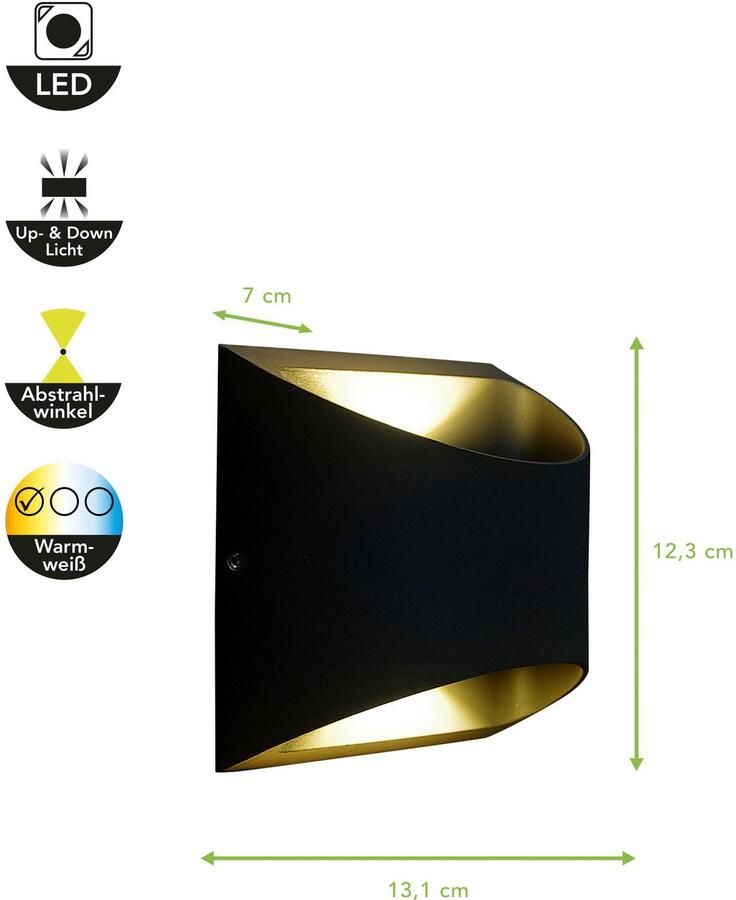ECO-LIGHT Wandlamp voor buiten DODD (1 stuk) - Foto 3