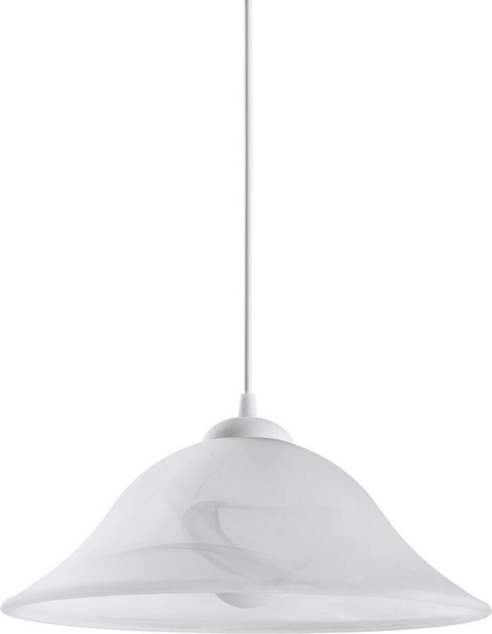 EGLO Hanglamp Albany wit ø35 x h110 cm excl. 1x e27 (elk max. 60 w) eettafel keuken (1 stuk) - Foto 2