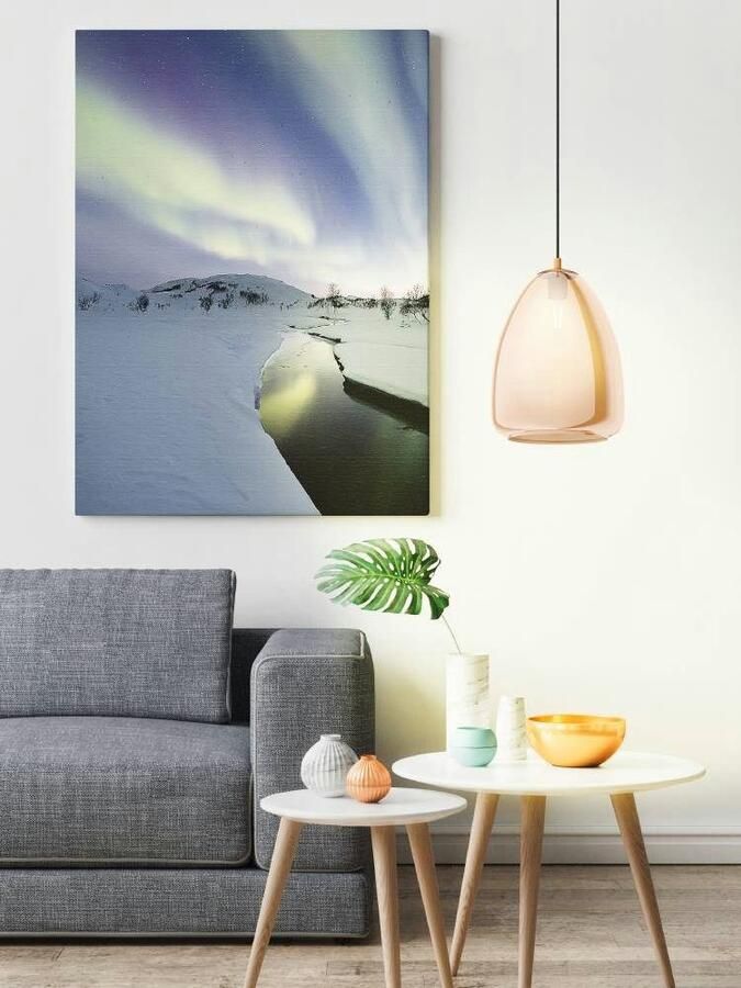 EGLO Hanglamp ALOBRASE Pendellampe Stahl und Glas Esstischlampe E27 IP20 Lampe Hanglamp eettafel van metaal en beslagen glas E27 Ø 30 cm (1 stuk) - Foto 2