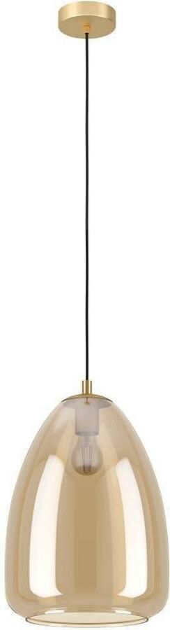 EGLO Hanglamp ALOBRASE Pendellampe Stahl und Glas Esstischlampe E27 IP20 Lampe Hanglamp eettafel van metaal en beslagen glas E27 Ø 30 cm (1 stuk) - Foto 6