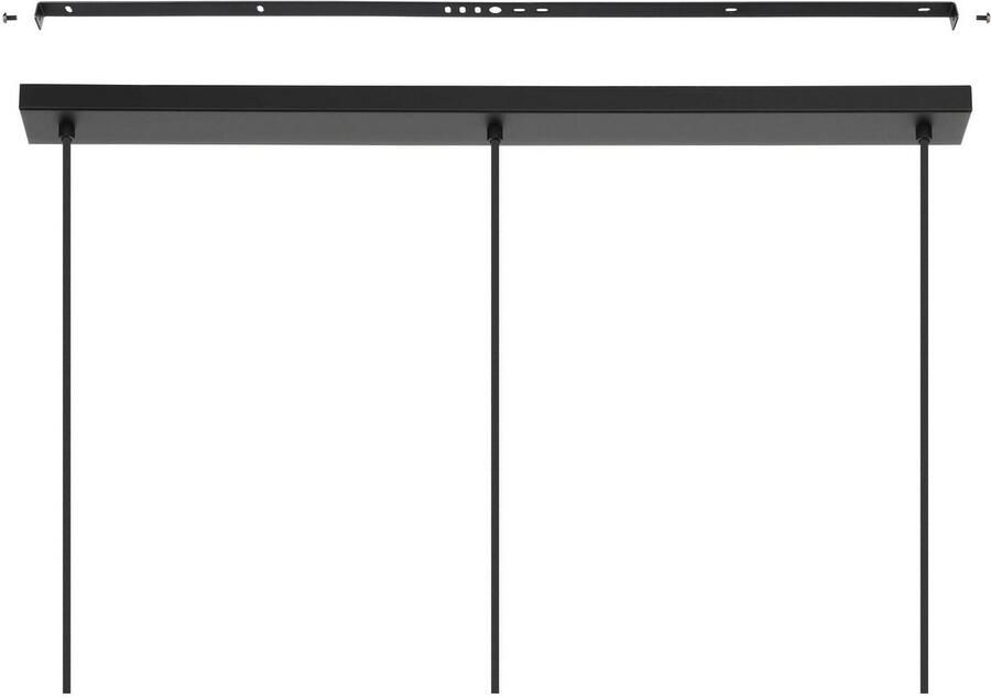 EGLO Hanglamp AMSFIELD 1 Hanglamp in zwart van staal excl. E27 40W (1 stuk) - Foto 6