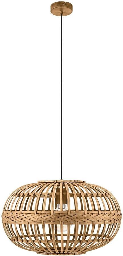 EGLO Hanglamp AMSFIELD Boho hanglamp eettafel eetkamerlamp hanglamp E27 Ø 38 cm - Foto 6