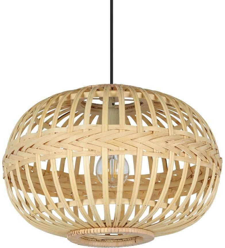 EGLO Hanglamp AMSFIELD Boho hanglamp eettafel eetkamerlamp hanglamp E27 Ø 38 cm - Foto 3