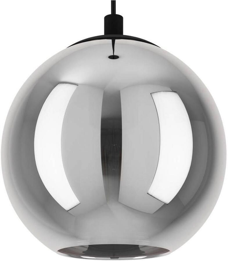 EGLO Ariscani Hanglamp E27 Ø 20 cm rookglas Zwart - Foto 2