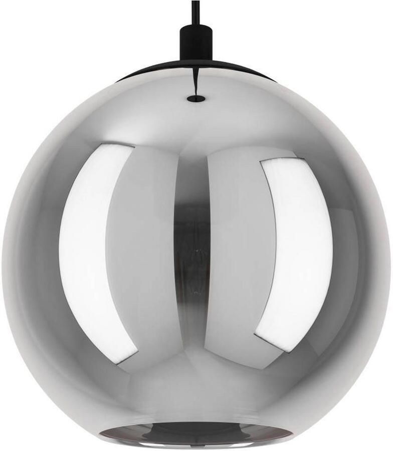 EGLO Hanglamp ARISCANI Hanglamp eettafel hanglamp rookglas zwart E27 76 5 cm (1 stuk) - Foto 2