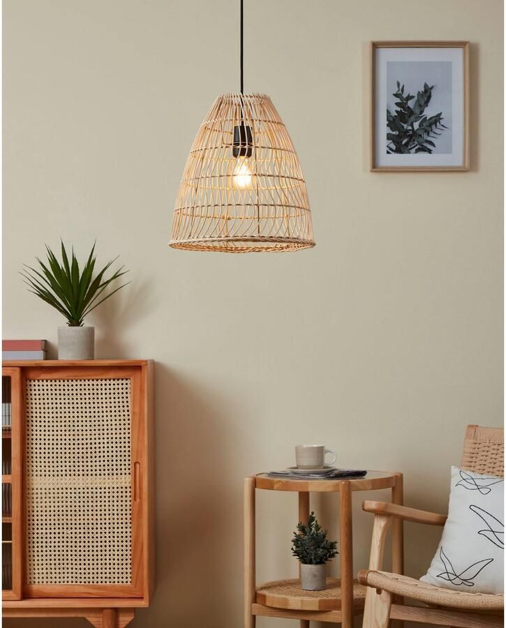 EGLO Hanglamp AYESGARTH Hanglamp in zwart van staal excl. E27 1X40W (1 stuk) - Foto 2