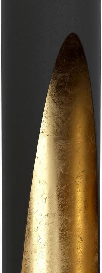 EGLO Hanglamp BARBOTTO Pendellampe Stahl GU10 IP20 Hängelampe Esstischlampe Hanglamp metaal in zwart en goudkleur hanglamp GU10 lichtbron (1 stuk)