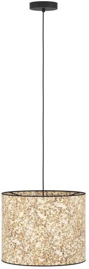 EGLO Hanglamp BUTTERBURN Hanglamp eetkamerlamp textiel met berkenbladeren Ø 36 cm (1 stuk) - Foto 7