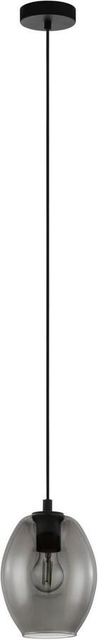 EGLO Hanglamp CADAQUES Pendellampe E27 IP20 Stahl und Glas Esstischlampe Lampe Hanglamp dimbaar (1 stuk) - Foto 3