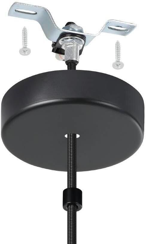 EGLO Hanglamp CARLTON Vintage hanglamp retro hanglamp kleur: zwart fitting: E27 - Foto 8