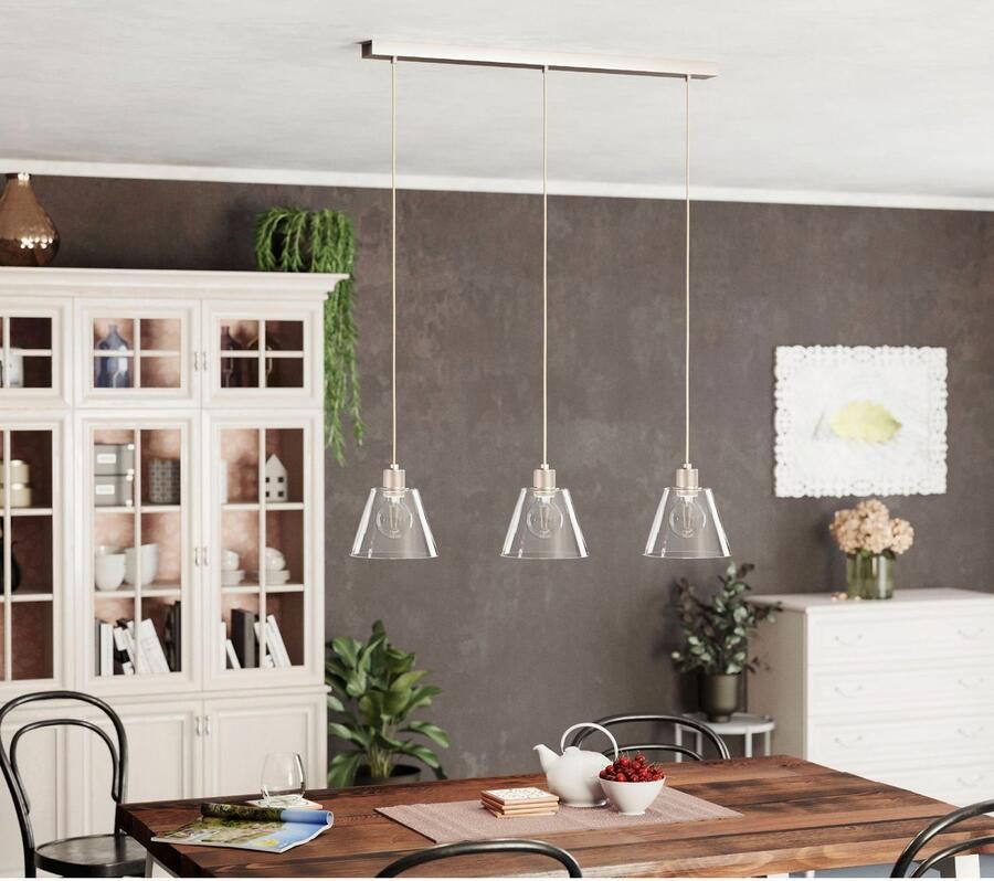 EGLO Hanglamp COPLEY Hanglamp van staal aluminium excl. E27 40W (1 stuk) - Foto 2