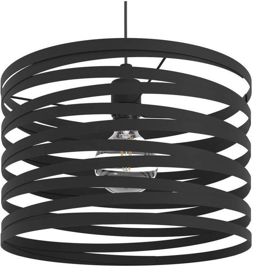 EGLO Hanglamp CREMELLA Hanglamp staal IP20 E27 eetkamerlamp vintage lamp (1 stuk) - Foto 3