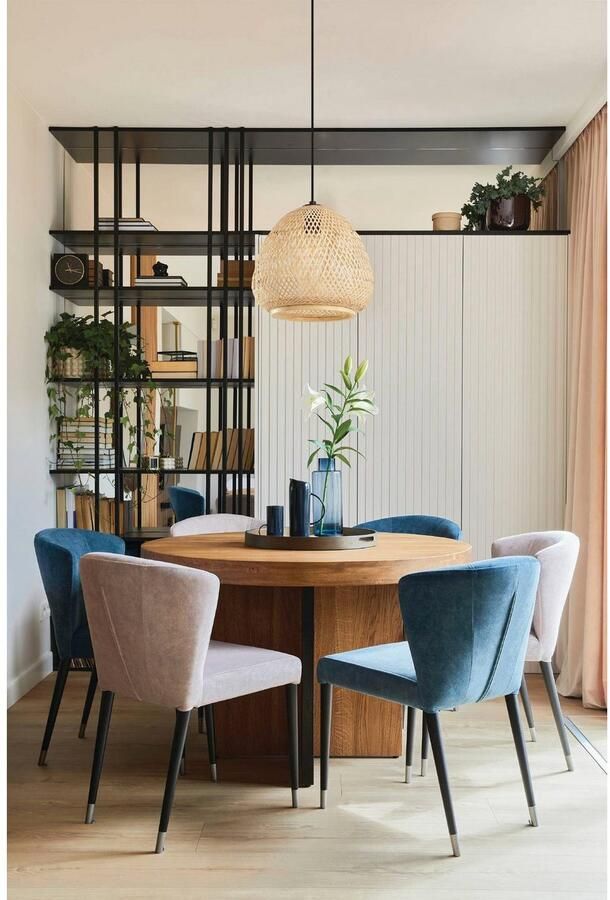 EGLO Hanglamp DEMBLEBY Hanglamp excl. lichtbron E27 Hygge Hanglamp vintage ecru Hygge houten vlechtwerk E27 Ø 32 cm - Foto 5