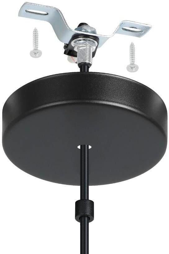 EGLO Hanglamp DEMBLEBY Hanglamp excl. lichtbron E27 Hygge Hanglamp vintage ecru Hygge houten vlechtwerk E27 Ø 32 cm - Foto 6