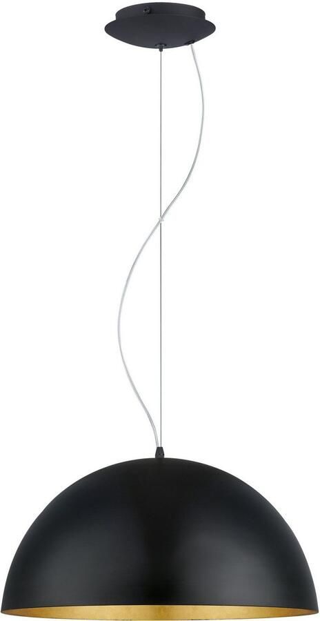 EGLO Hanglamp GAETANO 1 Pendellampe Stahl E27 Hängelampe Esstischlampe Lampe Hanglicht hanglamp (1 stuk) - Foto 3