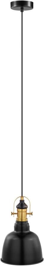 EGLO  Vintage Gilwell - Hanglamp - 1 Lichts - Zwart  Brons - Foto 4