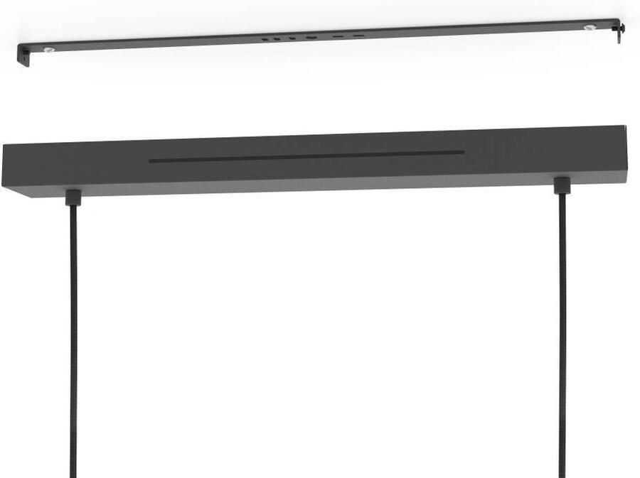 EGLO connect.z Hornwood-Z Hanglamp 78 cm Zwart Bruin Instelbaar RGB & wit licht Dimbaar Zigbee - Foto 2