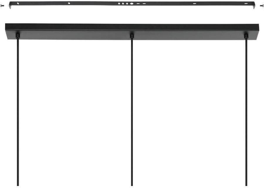 EGLO Hanglamp HYKEHAM Houten eettafellamp bamboe in natuur hanglamp met E27 fitting (1 stuk) - Foto 3