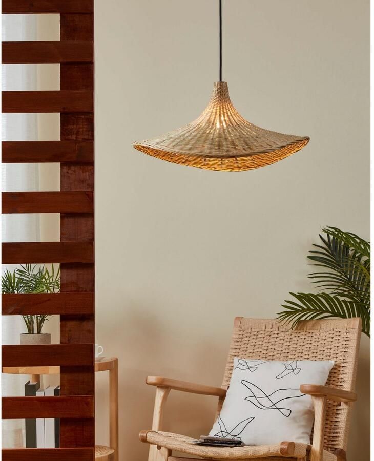 EGLO Hanglamp HYKEHAM Pendellampe Stahl und Holz E27 Hängelampe Flurlampe Lampe Hanglamp in zwart van staal excl. E27 1X40W (1 stuk)
