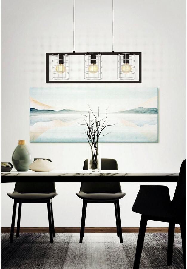 EGLO Hanglamp JUBILY Hanglamp in zwart van staal excl. E27 40W (1 stuk)