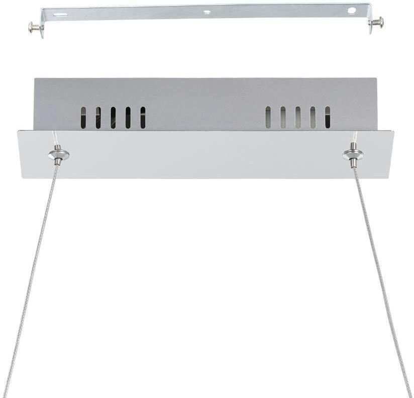 EGLO Hanglamp LASANA 2 hanglamp chroom wit pendellamp 3-vlamig modern - Foto 2