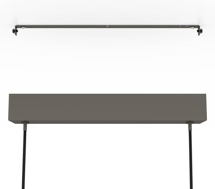 EGLO Hanglamp LISCIANA Pendellampe Alu Stahl und Holz IP20 Esstischlampe Lampe FSCM70HB aluminium in bruin en hout in walnoot-look lamp 126 cm (1 stuk) - Foto 2