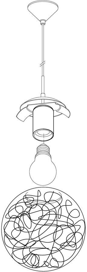 EGLO Hanglamp LUBERIO Hanglamp dimbaar Smart Home kleurwisseling (1 stuk) - Foto 6