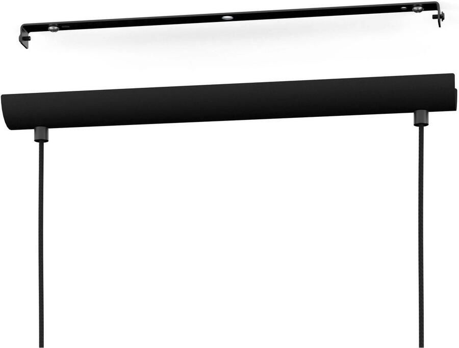 EGLO Hanglamp LURONE Hanglamp in zwart en messing van staal excl. E27 10W (1 stuk) - Foto 2