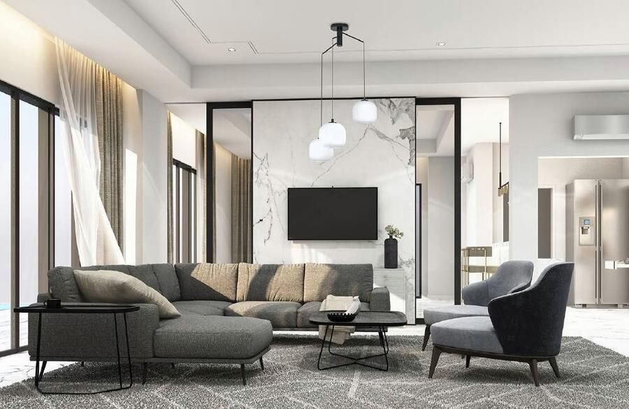 EGLO Hanglamp MANTUNALLE Pendellampe Stahl Glas IP20 E27 Esstischlampe Lampe Hanglamp metaal in zwart en glas in wit E27 fitting Ø 62 cm (1 stuk) - Foto 5