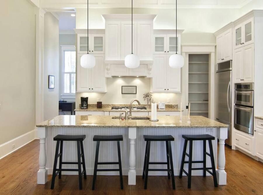 EGLO Hanglamp MANTUNALLE Pendellampe Stahl Glas IP20 E27 Esstischlampe Lampe Hanglamp metaal in zwart en glas in wit E27 fitting Ø 20 cm (1 stuk) - Foto 4