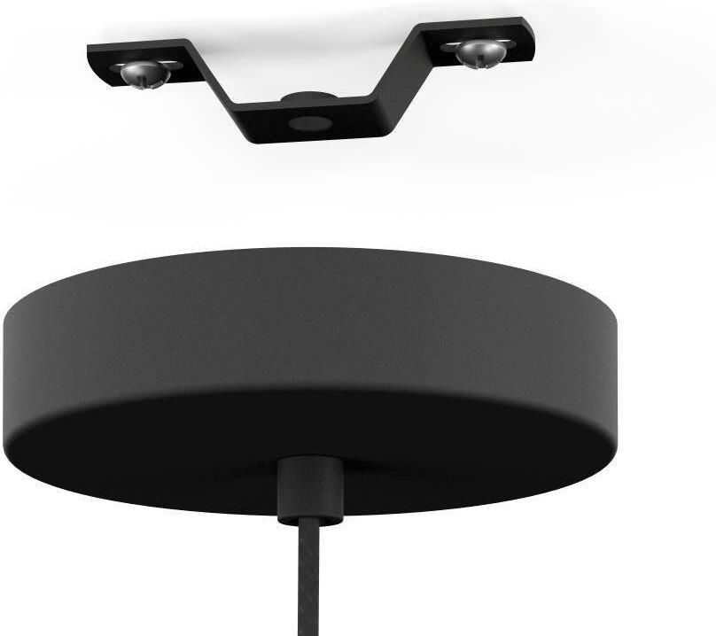 EGLO Hanglamp PONTEFRACT Pendellampe Stahl E27 Esszimmerlampe Hängelampe Lampe Hanglamp ronde hanglamp van metaal in zwart Ø 42 cm (1 stuk) - Foto 2