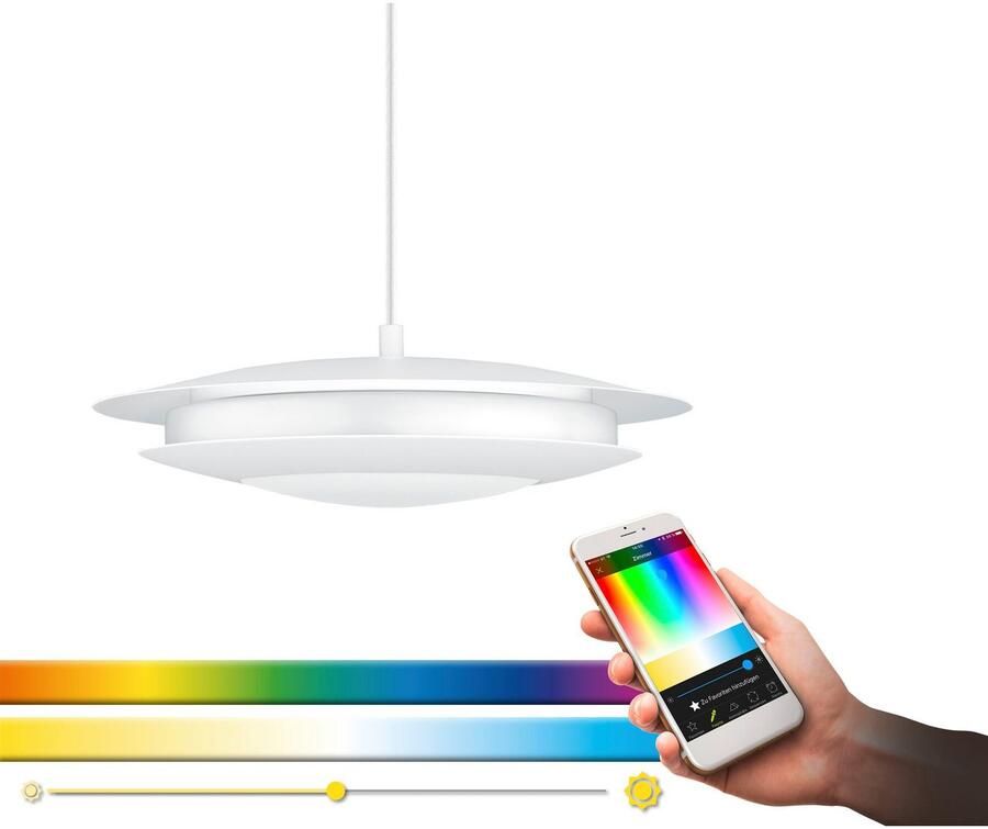 EGLO Hanglamp MONEVA-C Hanglamp CONNECT bediening via app + afstandsbediening (1 stuk) - Foto 5