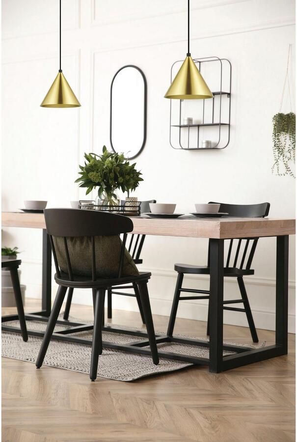 EGLO Hanglamp NARICES Hanglamp in zwart van staal excl. E27 40W (1 stuk) - Foto 5