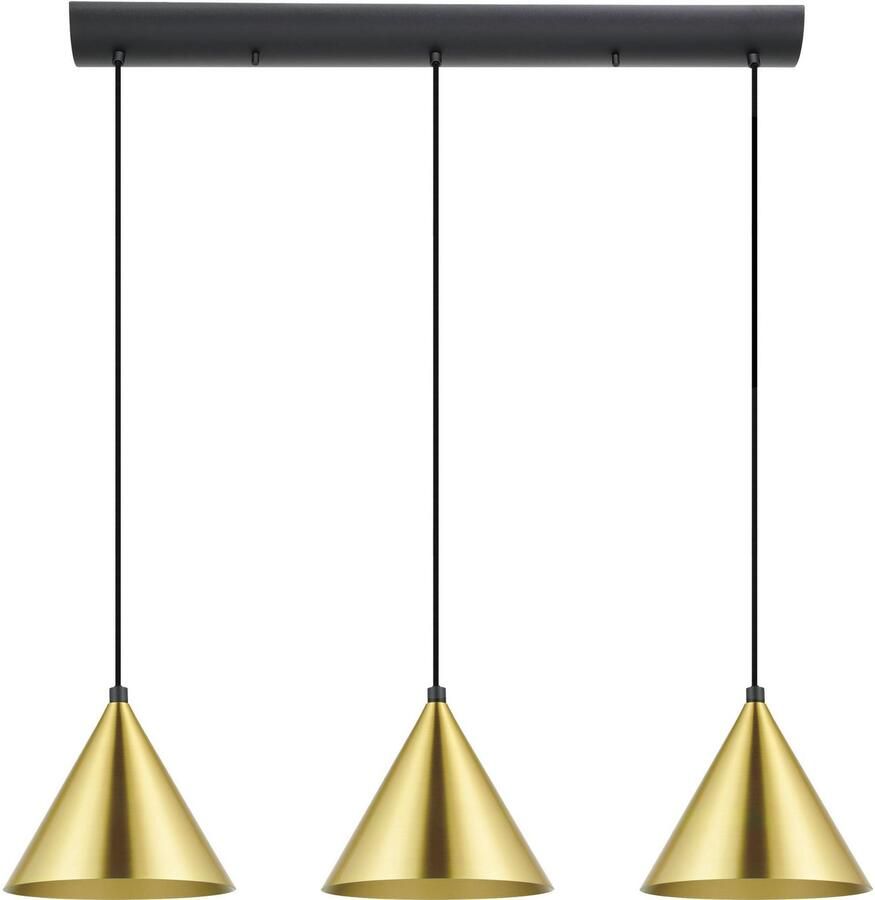 EGLO Hanglamp NARICES Hanglamp in zwart van staal excl. E27 40W (1 stuk) - Foto 3