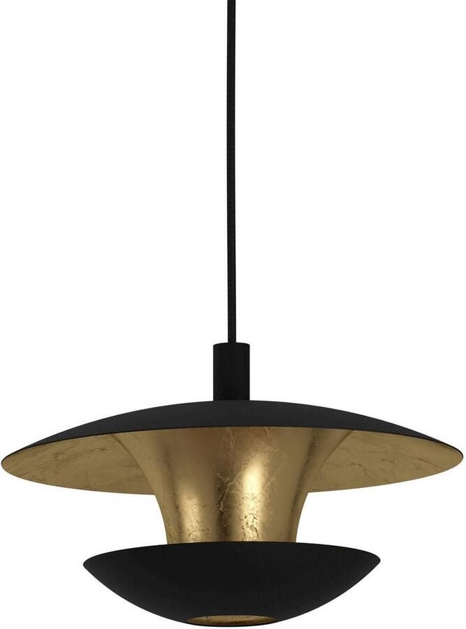 EGLO Hanglamp NUVANO Hanglamp in zwart en goudkleur van staal incl. GU10 4 5W (1 stuk) - Foto 2