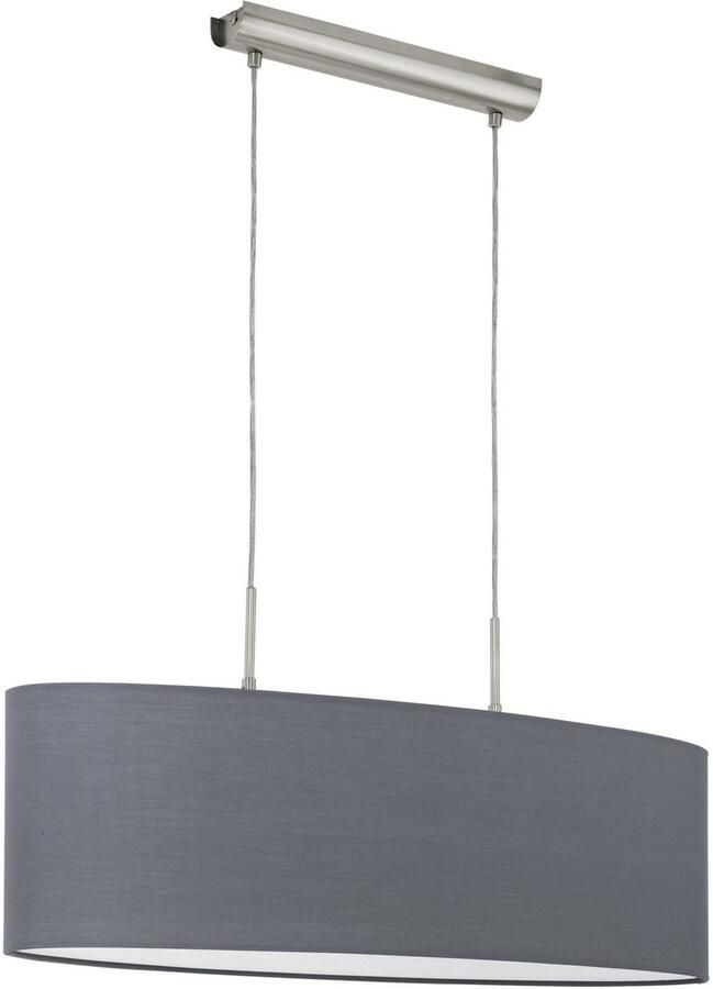 EGLO  Pasteri - Hanglamp - 2 Lichts - 75cm - Nikkel-Mat - Grijs - Foto 4