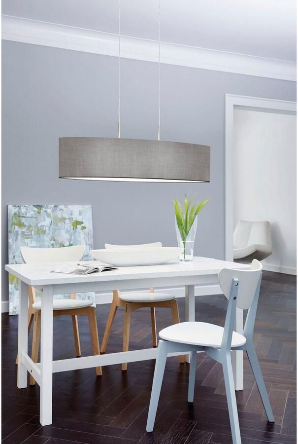 EGLO  Pasteri Hanglamp - E27 - 100 cm - Grijs - Foto 4