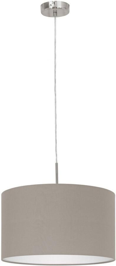 EGLO  Pasteri - Hanglamp - 1 Lichts - Ø38cm - Nikkel-Mat - Taupe - Foto 4