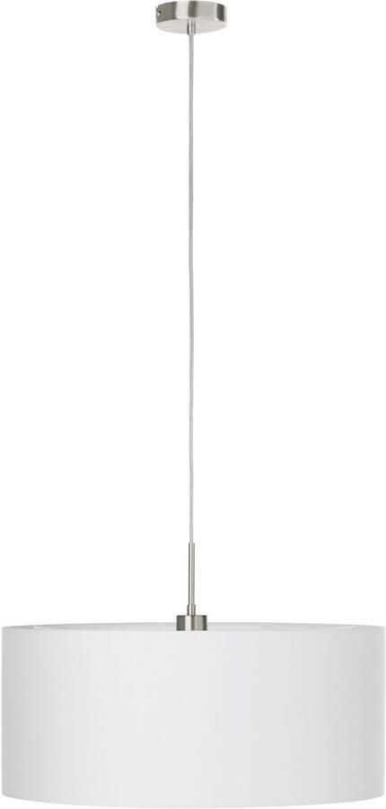 EGLO Hanglamp PASTERI wit ø53 x h110 cm excl. 1x e27 (elk max. 60 w) lamp van stof - Foto 4