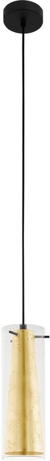 EGLO Hanglamp PINTO GOLD Pendellampe Stahl Glas E27 IP20 Esstischlampe Lampe Hanglamp - Foto 4